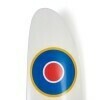 Finished in a gorgeous honey with white wing tips and red, white and blue air force insignia. 