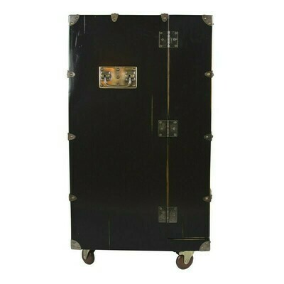See how it folds- looks just like a trunk, and on castors for easy movement.