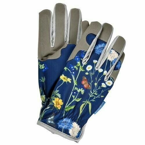 Lovely gardening gloves in the British Meadow design