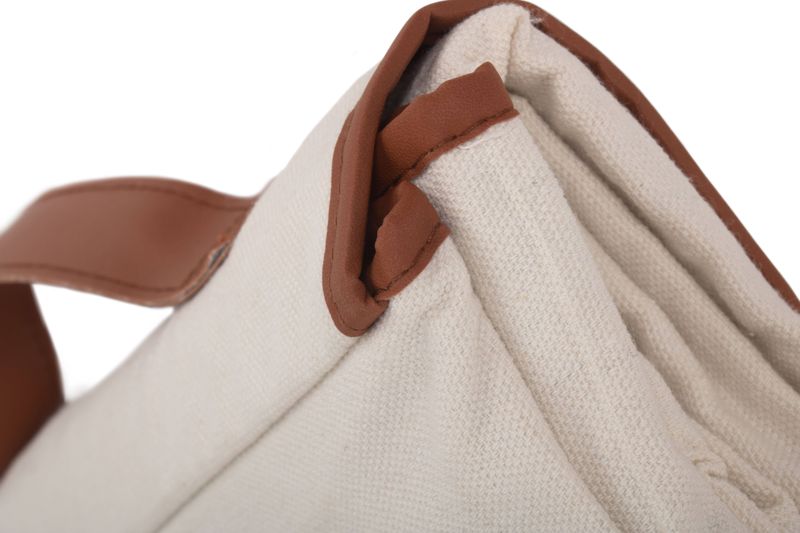 Small Classic Picnic Blanket with tan edging