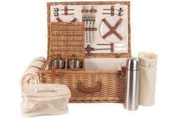 Four Person Deluxe Picnic Hamper
