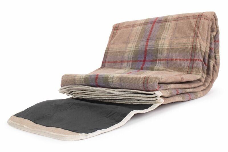 Lavender Tartan Picnic Rug