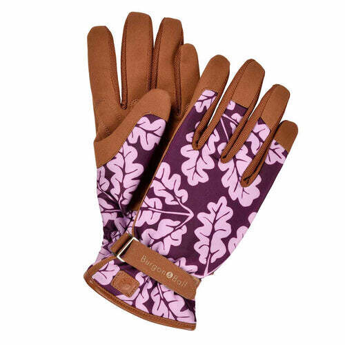 Love The Gloves in a beautiful plum coloured design.