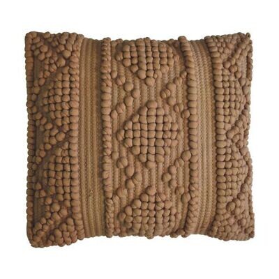 Nola Coffee Cushion Set Nola Cushions - Set of Two
Diamond ZigZag Design with Two Vertical bands
Coffee Colour Finish