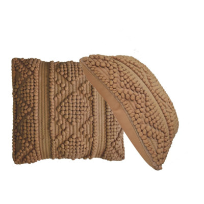 Nola Cushions - Set of Two
Diamond ZigZag Design with Two Vertical bands
Coffee Colour Finish