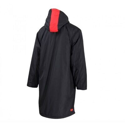Zone3 Polar Fleece Parka Robe Jacket
Black with Orange trim and white logos
Back