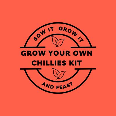 Grow Your Own Chillies Kit. sowitgrowitandfeast.co.uk
