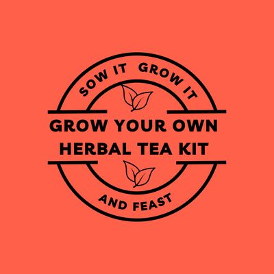 Sow It, Grow It and Feast! Grow Tea Seed Pack sowitgrowitandfeast.co.uk. Grow your own herbal tea kit