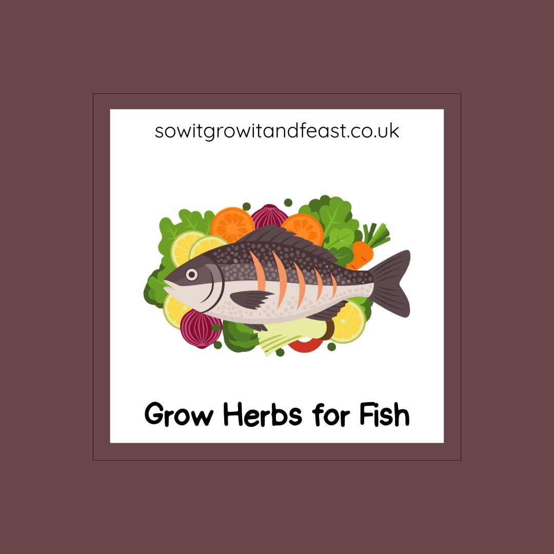 Grow Herbs for Fish.  Image:  Cooked Fish with Herbs