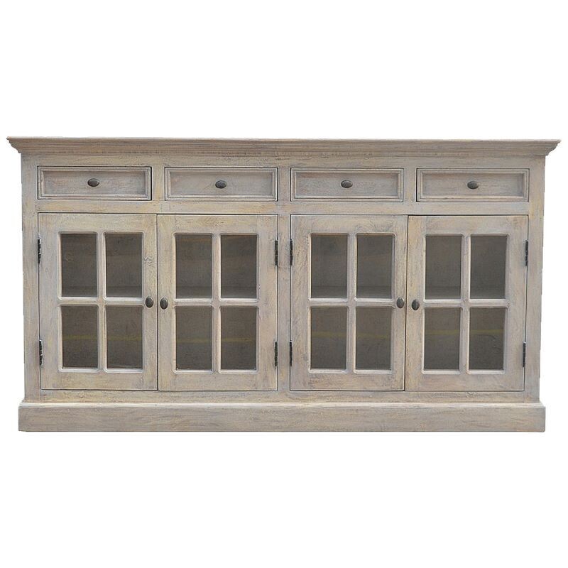 Lyme Stone Acid Wash Glazed Sideboard Lyme Stone Acid Wash Glazed Sideboard