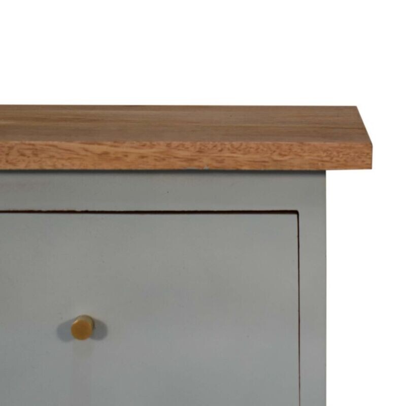 Tonic Hand Painted Bedside Cabinet - Cloud Blue