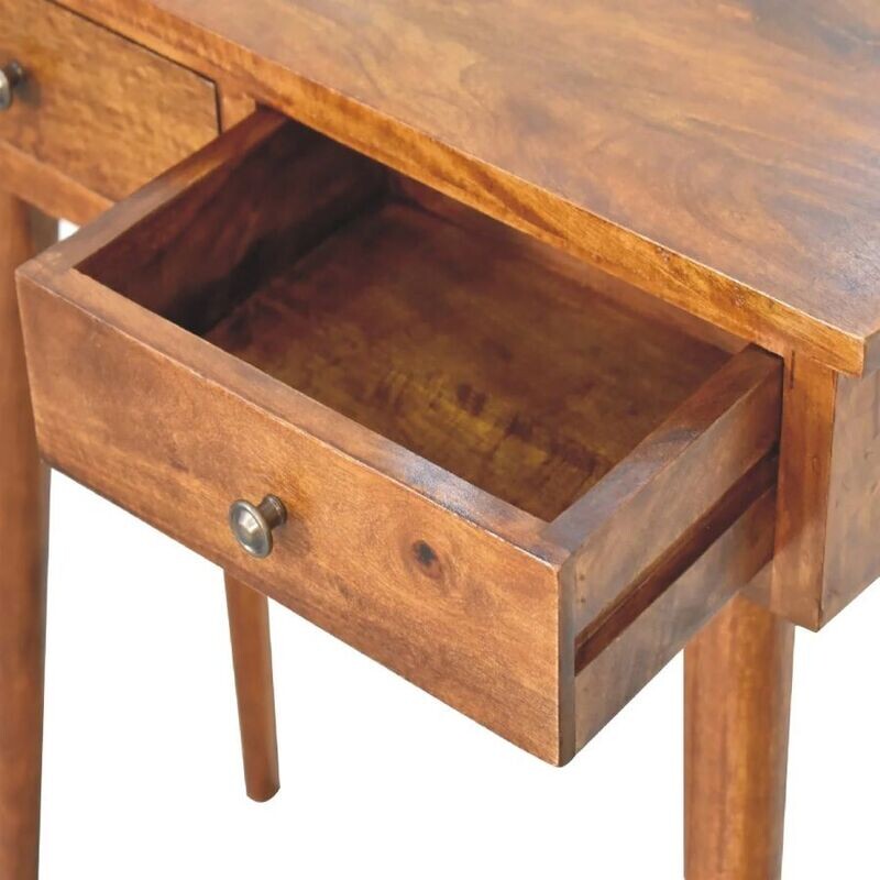 Two useful opening drawers.