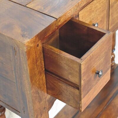 Four deep useful drawers