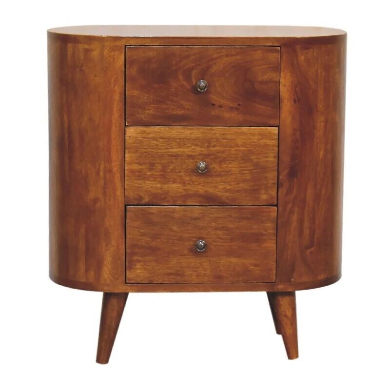A masterpiece in woodworking. With three drawers and lovely curved lines, the St Tropez has all the panache of the south of France.