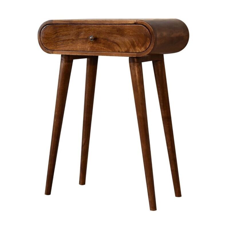 This is a front/side image of this console table 