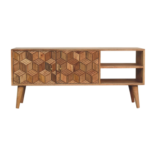 The Picasso media unit has plenty of room for all your needs.