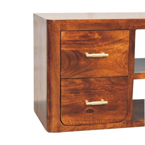 With four deep drawers, there's plenty of room to put remote controls, games controllers, and loads more.