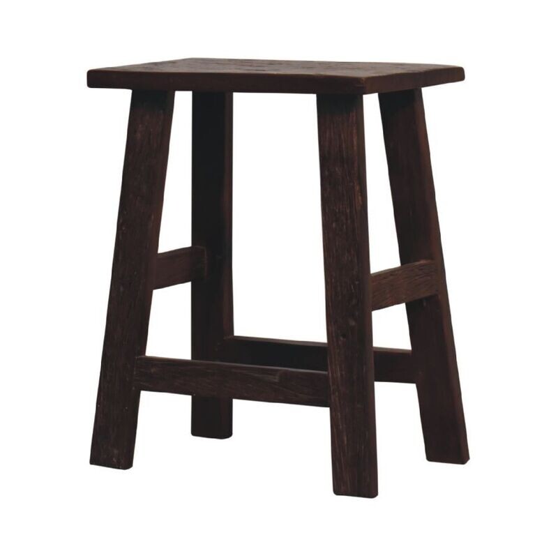 Forest High Stool
Triangular Design
Rustic Recycled Dark Wood.