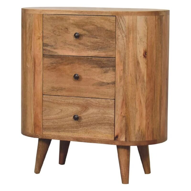 St Tropez Oak Finish Cabinet