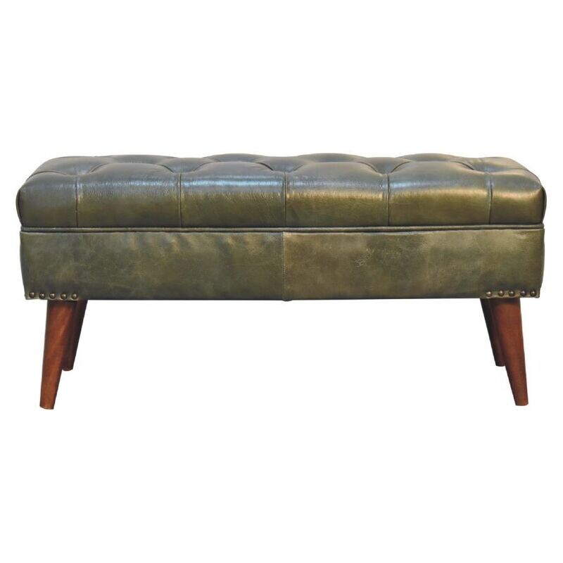 Made from solid Mango wood finished in a warm chestnut.