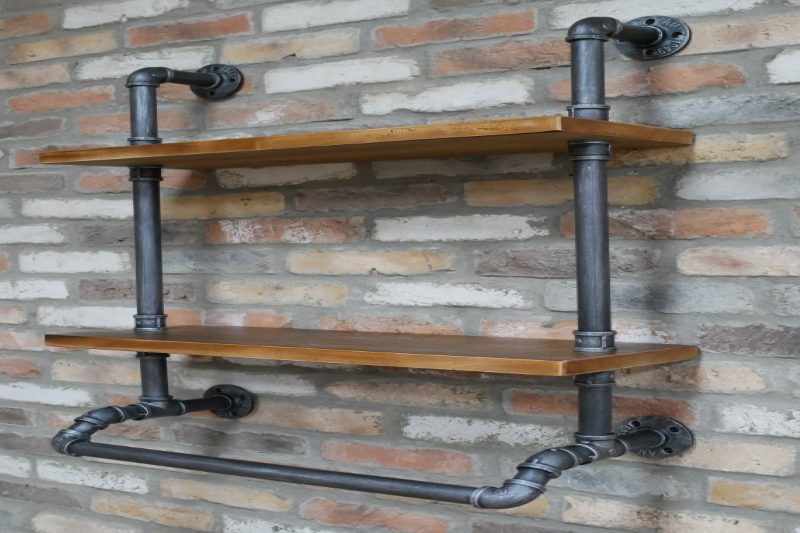 See how fine this shelf unit looks on a wall.