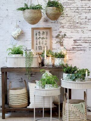 It can also be used as a decorative shelf unit as seen here.