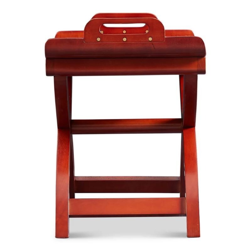 This is the side view of the Fireside Stool