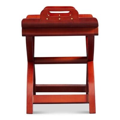 This is the side view of the Fireside Stool