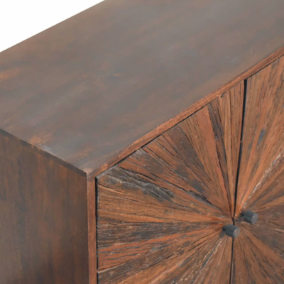 Made by craftsmen from reclaimed wood