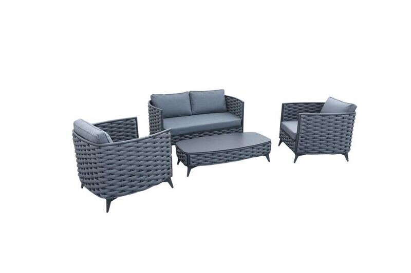 Deluxe Rope Weave Patio Set