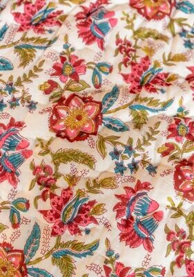 A colourful floral pattern which will add cheer to your room.