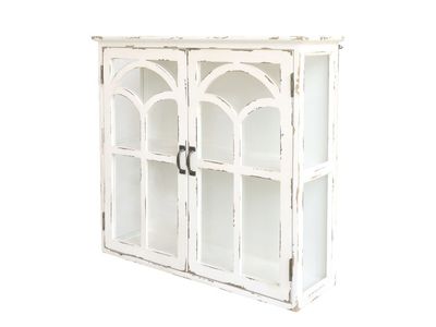 Beatrice Display Cabinet The Beatrice Display Cabinet is in a distressed finish.