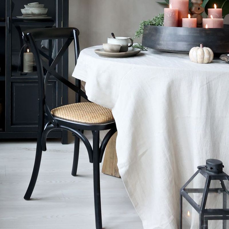 This is the French Wicker Chair in a restaurant setting that you can have in your home too.
Comes as a pair.