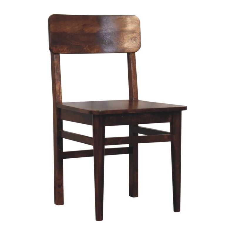 Solid seat and backrest for a comfortable seating position.