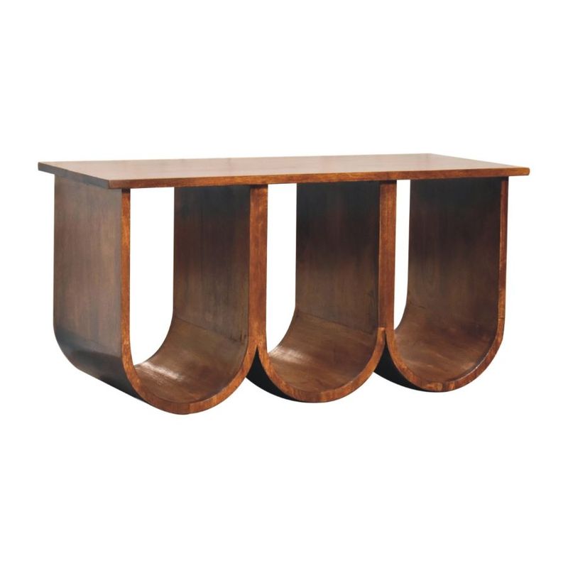 See the lovely curved lines of this contemporary table