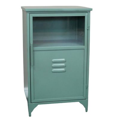 Ashby Industrial Single Shelf Storage Cabinet The Ashby is a very useful industrial style cabinet, and can be used as a storage piece in a hallway, conservatory, garage, garden room or even as a bedside cabinet.