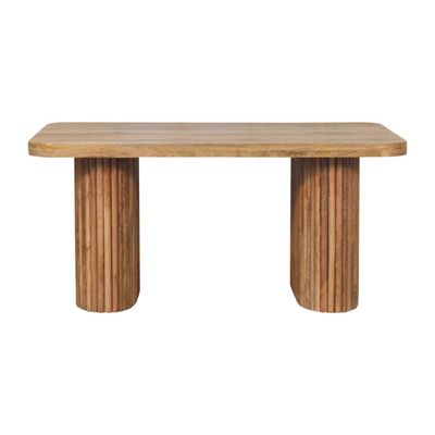 The Roxanne adds a bit of style to a bench.