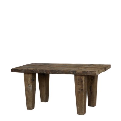 One of our best sellers is this popular  Coffee Table, made from recycled, reclaimed wood. It has a natural finish, and its 90 x 45 size is ideal for most situations. 