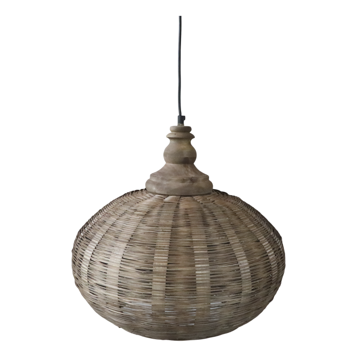 Kai Rattan Ceiling Light Kia Rattan Light Fitting
Natural Finish Wicker Ceiling Light in an Oval Shape.