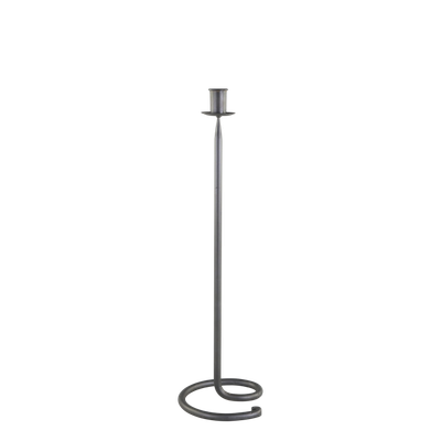 Chapelle Set of Three Iron Candlesticks
Image of Single Candlestick
Tall with squiggle base - Black Finish