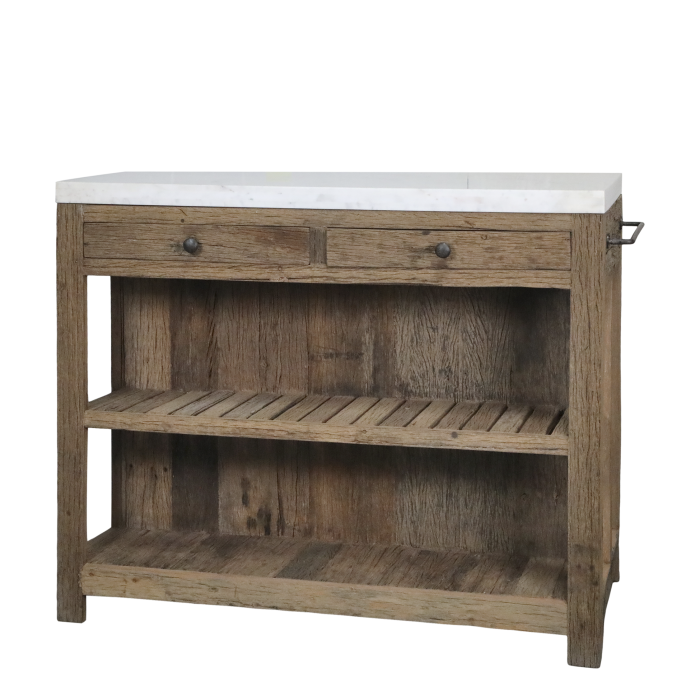 Amelie Service Table with Marble Top Amelie Service Table with Marble Top