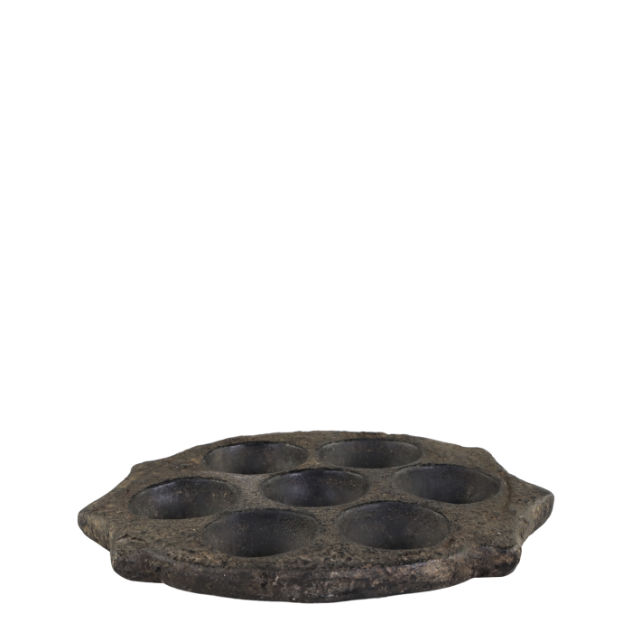 Amelie Tealight Holder Amélie tealight holder is crafted from beautifully recycled wood with multiple tealights, adding rustic warmth and character
