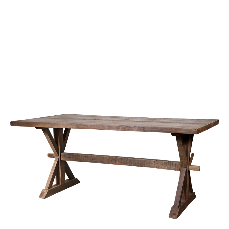 Amelie Rectangular Dining Table Rectangular wooden dining table with a classic, elegant design, offering a spacious surface for family meals and entertaining