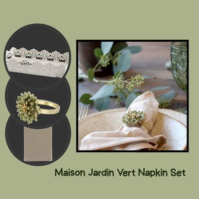 Maison Jardin Vert Napkin Set