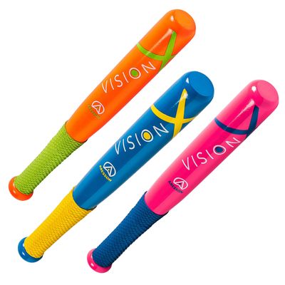 Aresson Vision X Rounders Bat and 2 Aresson Bullet Balls Rounders Ball Aresson Vision X Rounders Bats in Orange Blue and Pink