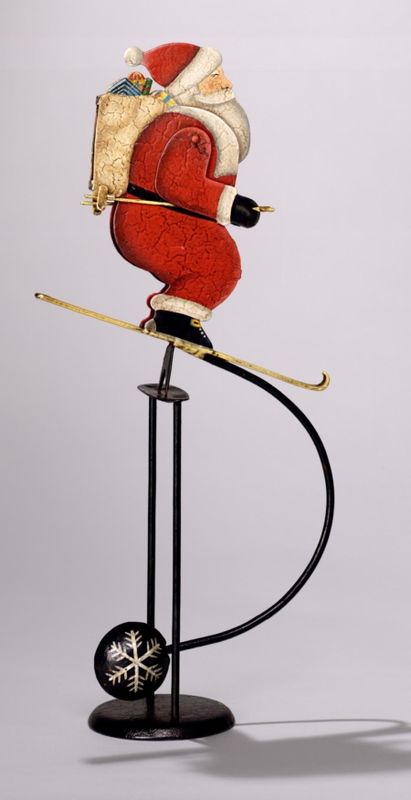 Skiing Santa Balance Toy