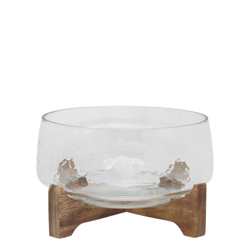 Sylvie Set of Two Display Glass Bowls