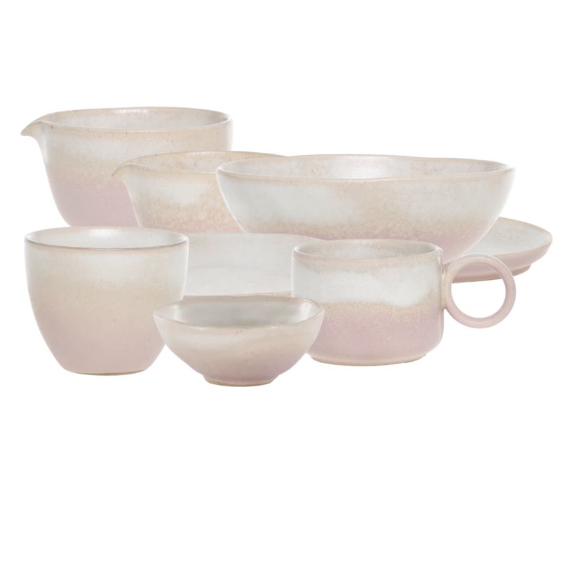 Valence Dusty Rose Tableware Set