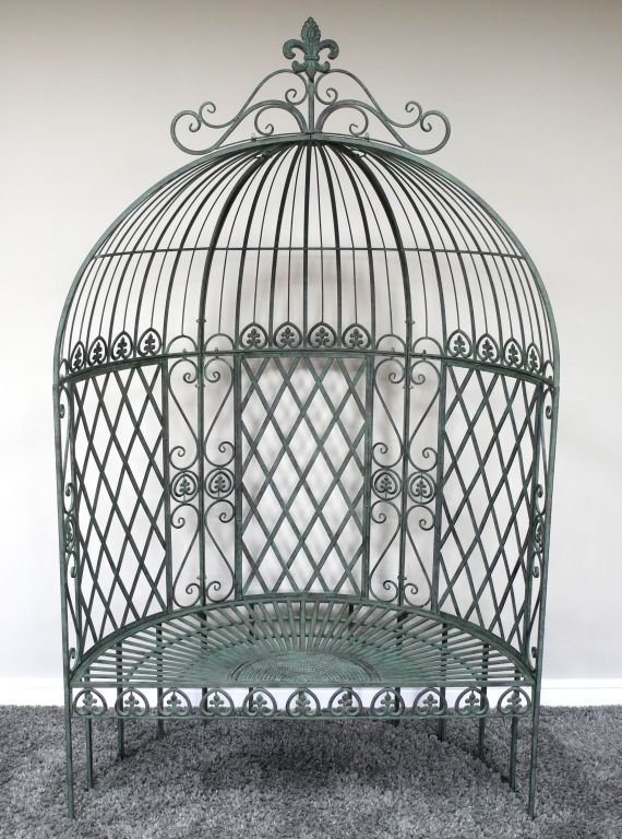 Matilda Metal Arch Garden Seat Matilda Metal Arch Garden Seat. Metal Arch Ornate Semi Circle Base Seat.