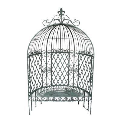 Matilda Metal Arch Garden Seat.  Metal Arch Ornate Semi Circle Base Seat.